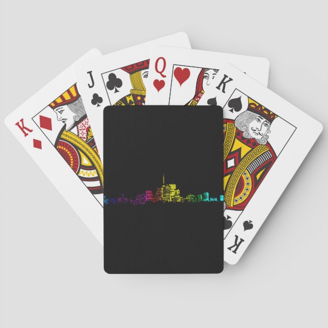 Jeu De Cartes Gradient Skyline de Toronto (dos)