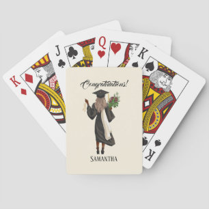 Jeu De Cartes Graduation de l'aquarelle personnalisée (10)