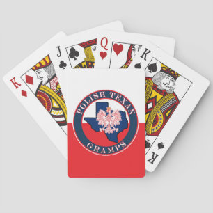 Jeu De Cartes Grampes texanes polonaises rondes