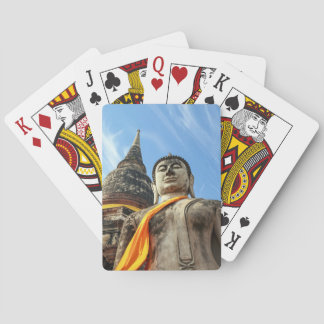 Jeu De Cartes Grand Bouddha à Ayutthaya, Thaïlande