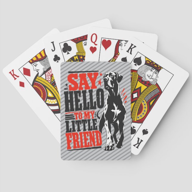 Jeu De Cartes Grand Danois Petit Ami (dos)