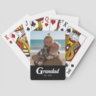Jeu De Cartes Grand-père a établi une photo moderne et audacieus