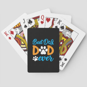 Jeu De Cartes Grand-père Cadeau   Meilleur père de chien jamais