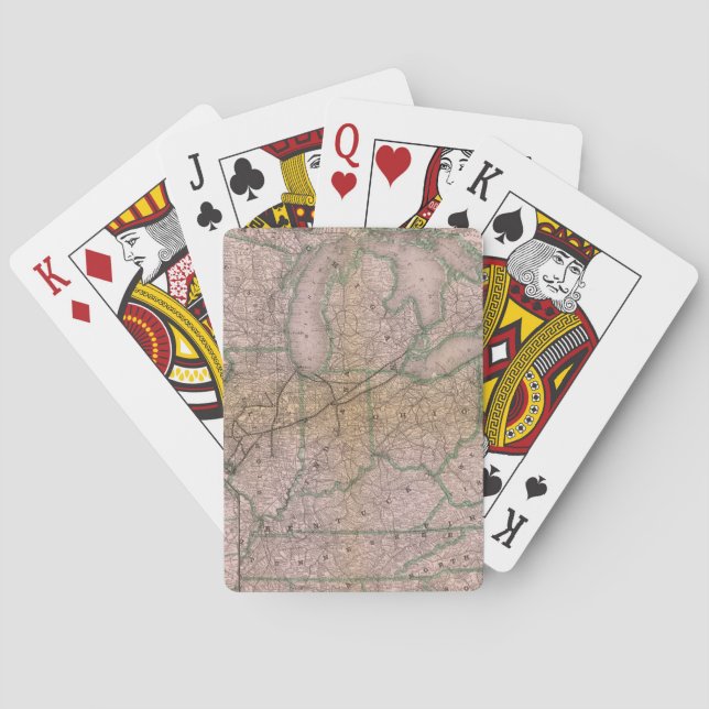 Jeu De Cartes Grand système de Wabash (dos)