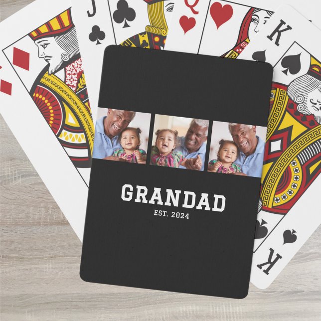 Jeu De Cartes Grandad Established Modern Bold Bold Black 3 Photo (Créateur téléchargé)