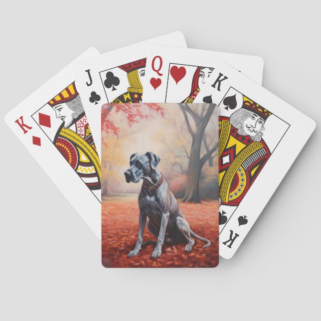 Jeu De Cartes Grande Danse en automne Feuilles automne Inspirati (dos)