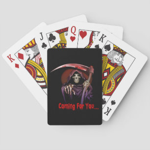 Jeu De Cartes Grande Faucheuse Venant Pour Vous Halloween