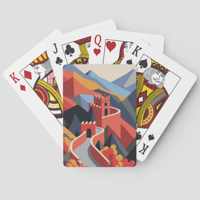 Jeu De Cartes Grande Muraille de Chine (dos)