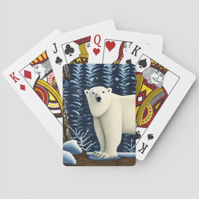 Jeu De Cartes Grande Ours Blanc Du Nord (dos)