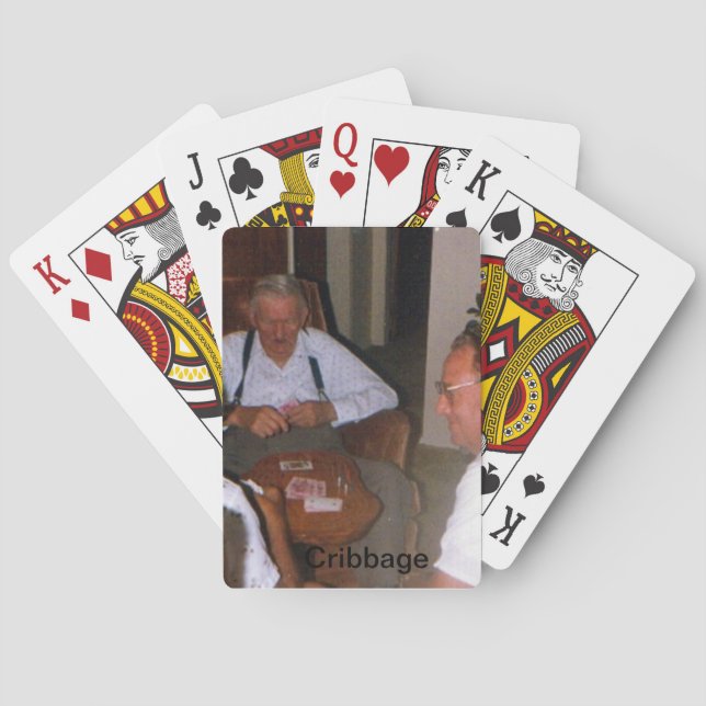 Jeu De Cartes Grandfather Cribbage Playing Cards (dos)