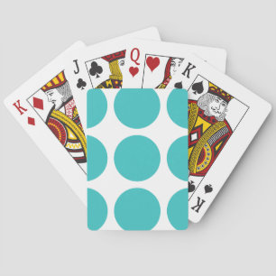 Jeu De Cartes Grands Pois Jouant aux cartes