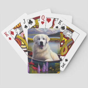 Jeu De Cartes Grands Pyrénées sur une pagaie : Une aventure pitt