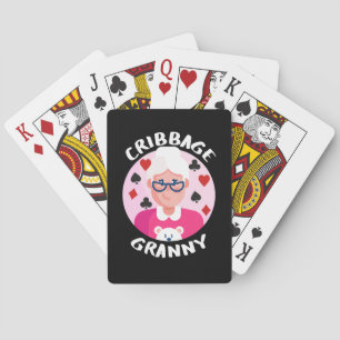 Jeu De Cartes Granny de Cribbage - drôle de cribbage
