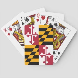 Jeu De Cartes Graphique du drapeau de l'État du Maryland