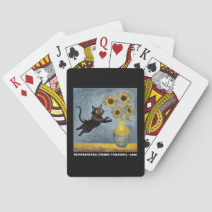 Jeu De Cartes Graphique en mème de chats de tournesol