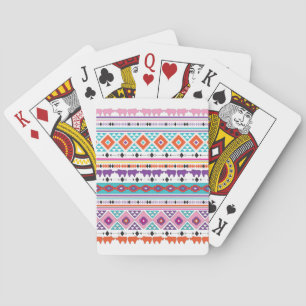 Jeu De Cartes Graphique motif de la tribu Aztec