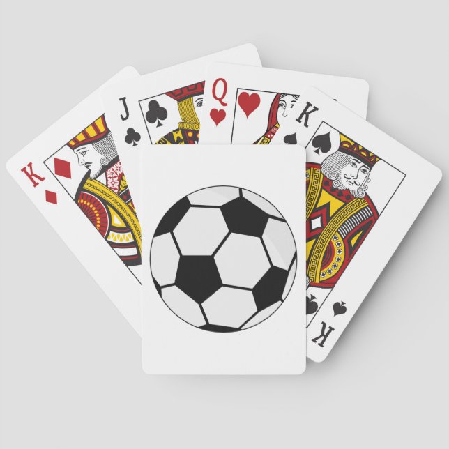 Jeu De Cartes Graphisme de ballon de football classique Fan de s (dos)