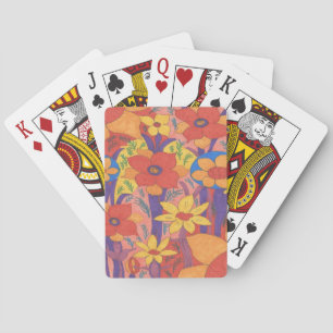 Jeu De Cartes Gras Bohemian Orange Garden Imprimer