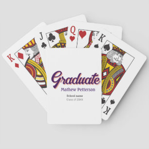 Jeu De Cartes Gras type simple noir classe moderne graduation