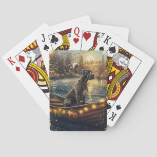 Jeu De Cartes Great Dane Christmas Festive Voyage