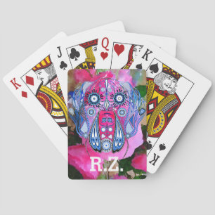 Jeu De Cartes Great Dane et vos initiales