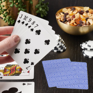 Jeu De Cartes Grec Meander Carré Motif