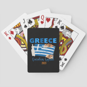 Jeu De Cartes Grèce Grec Vacances Europe Voyage Groupe Correspon