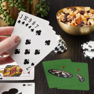 Jeu De Cartes Green Denim Darts Destination Bullseye,