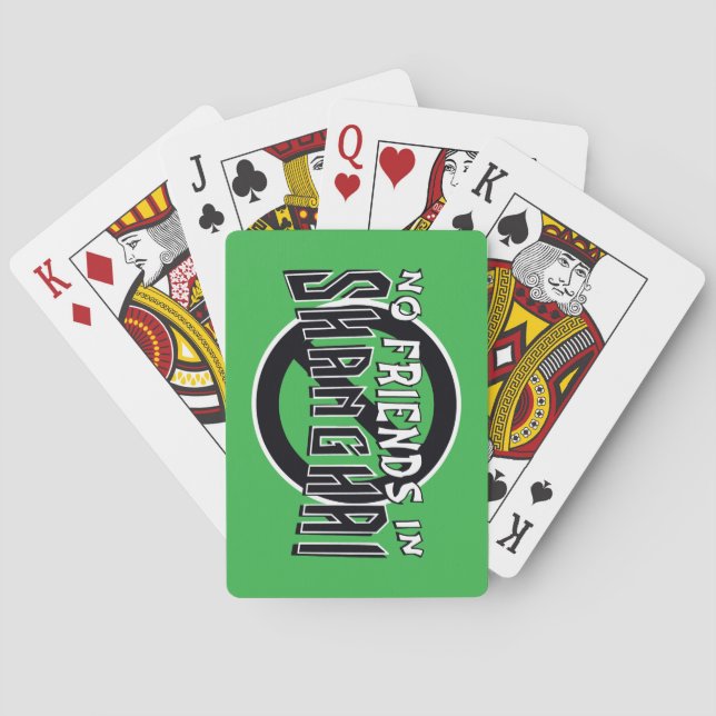Jeu De Cartes GREEN Jouer des cartes pour Shanghai Rummy (dos)