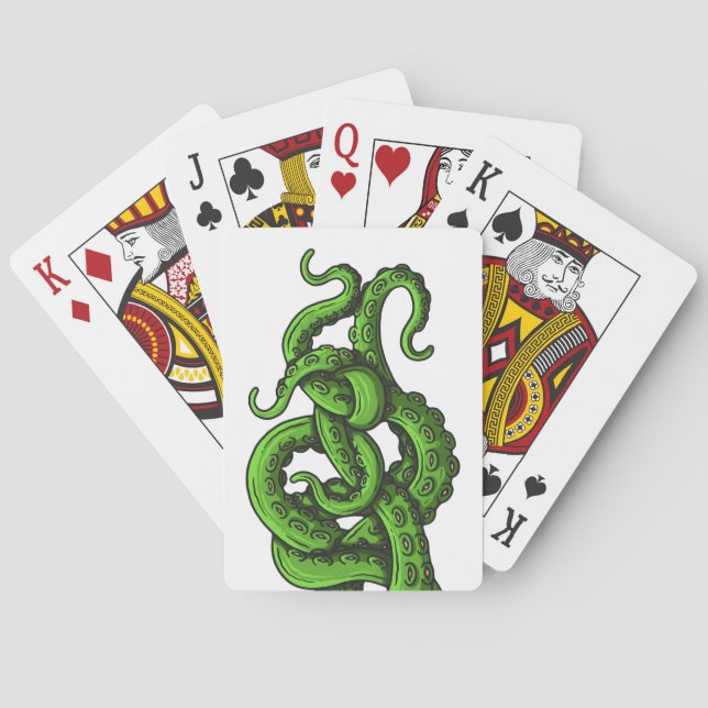 Jeu De Cartes Green Tentacles (dos)