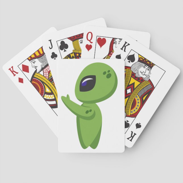 Jeu De Cartes Greenie l'Alien  (dos)