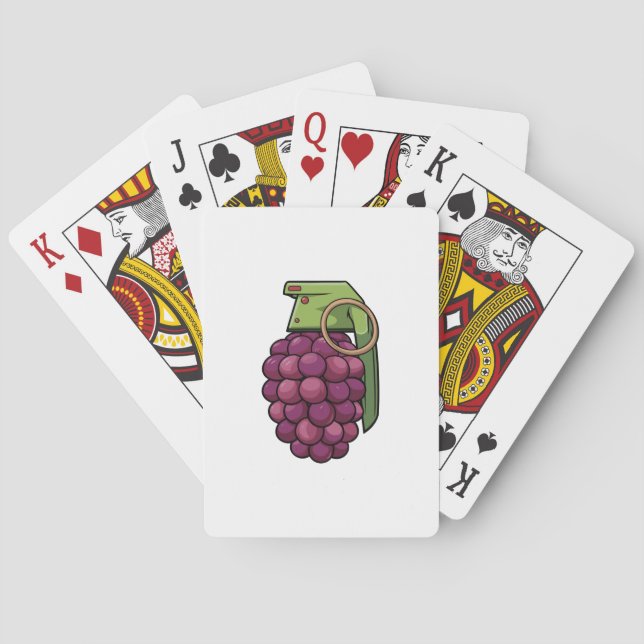 Jeu De Cartes Grenade à base de raisins (dos)