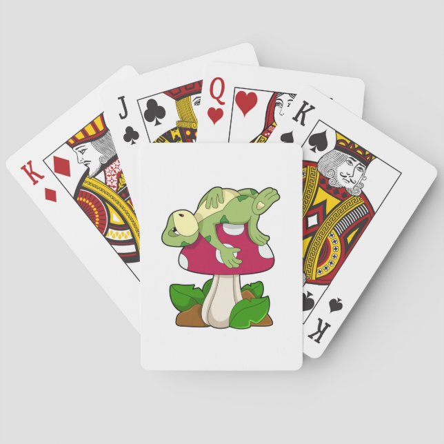 Jeu De Cartes Grenouille au coucher du champignon (dos)