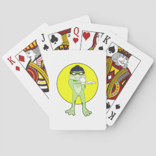 Jeu De Cartes Grenouille avec lunettes de natation