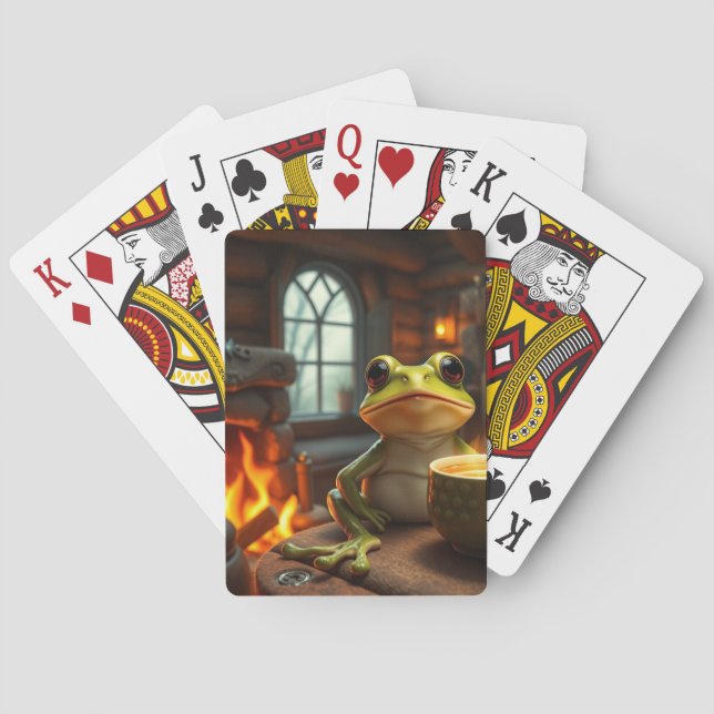 Jeu De Cartes Grenouille confortable (dos)