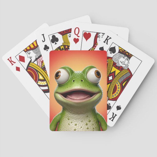 Jeu De Cartes Grenouille drôle (dos)