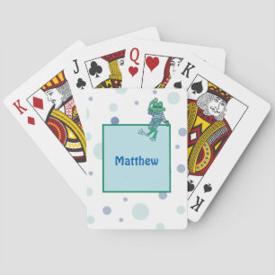 Jeu De Cartes Grenouille en Jeans, Anniversaire, Pois