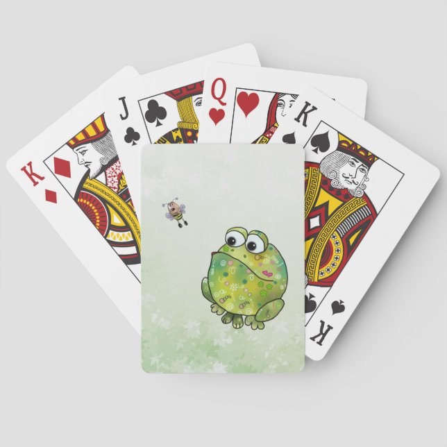 Jeu De Cartes Grenouille et abeille (dos)