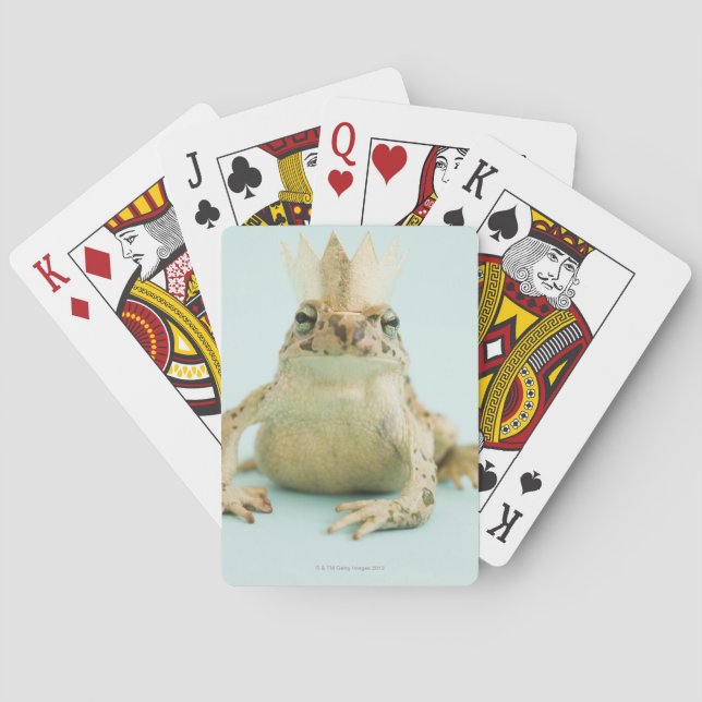 Jeu De Cartes Grenouille portant la couronne (dos)