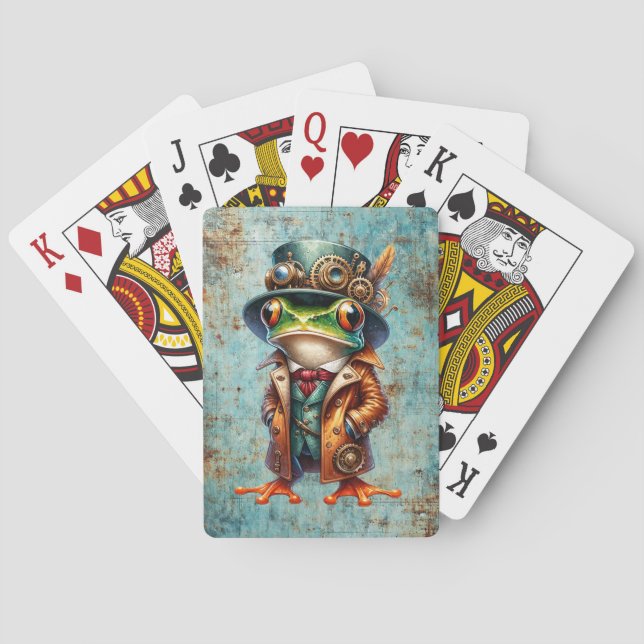 Jeu De Cartes Grenouille Steampunk  (dos)