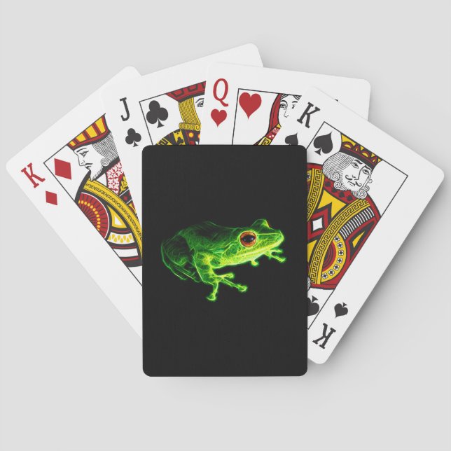 Jeu De Cartes Grenouille verte (dos)