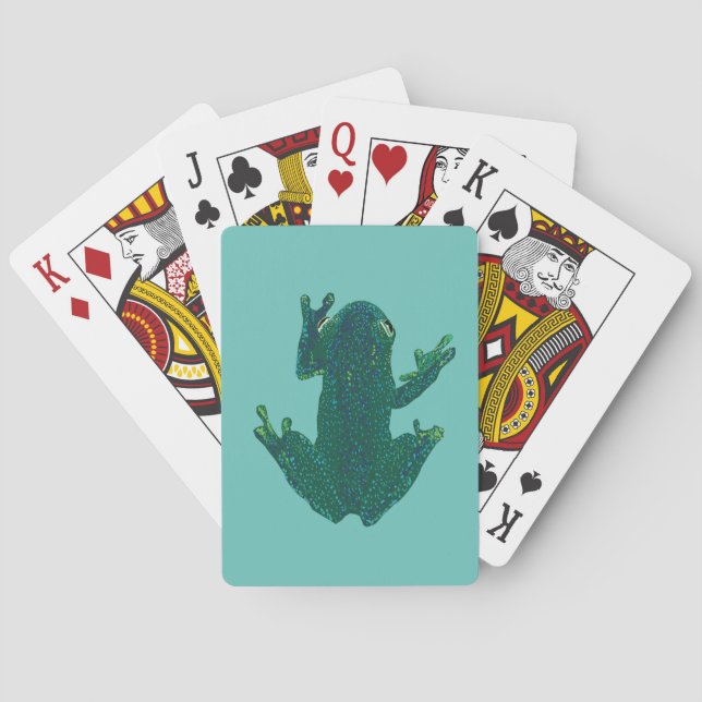 Jeu De Cartes Grenouille verte (dos)