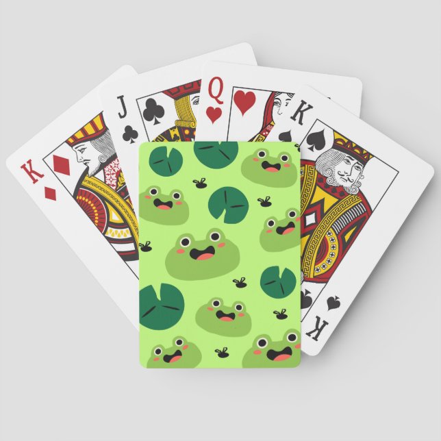 Jeu De Cartes Grenouilles amusantes (dos)