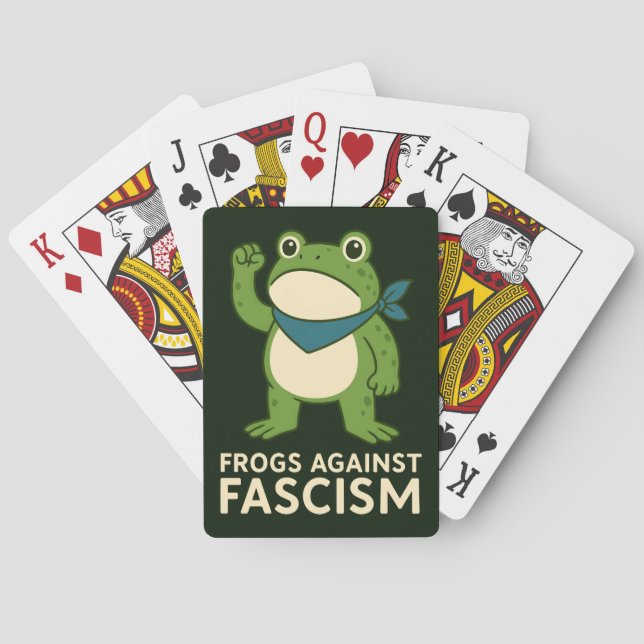 Jeu De Cartes Grenouilles Contre le Fascisme Grenouille de Prote (dos)