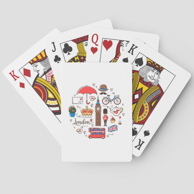 Jeu De Cartes Gribouillages de Londres (dos)