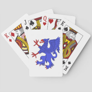 Jeu De Cartes Griffin Rampant Azure