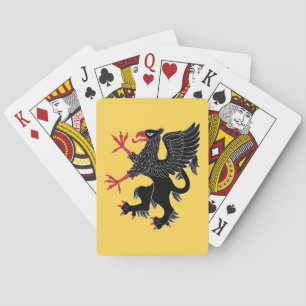 Jeu De Cartes Griffin Rampant Sable