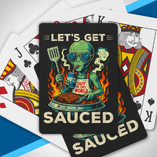 Jeu De Cartes Grill à BBQ UFO Cookout Attrapons la Sauce Drôle d