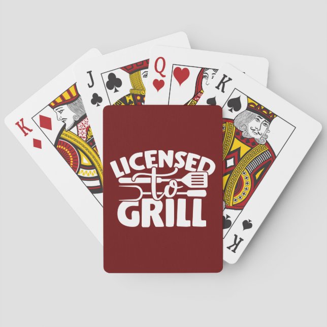 Jeu De Cartes Grill autorisé (dos)