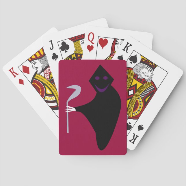 Jeu De Cartes Grim Reaper Halloween Playing Cards (dos)